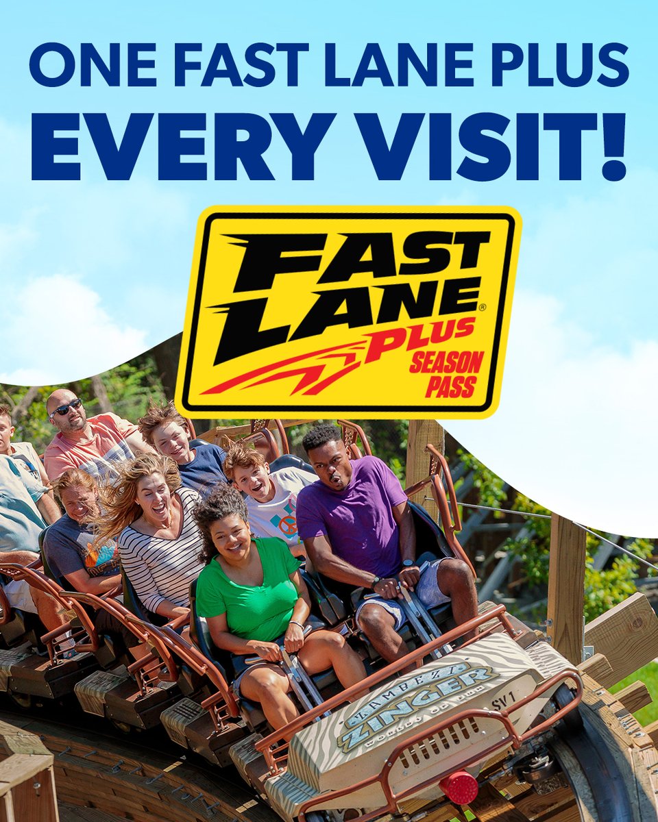 Super-charge your season pass with a Fast Lane Plus Season Pass! Say goodbye to wait times and make every second of your visit count! Buy here: bit.ly/3r6S1EJ
