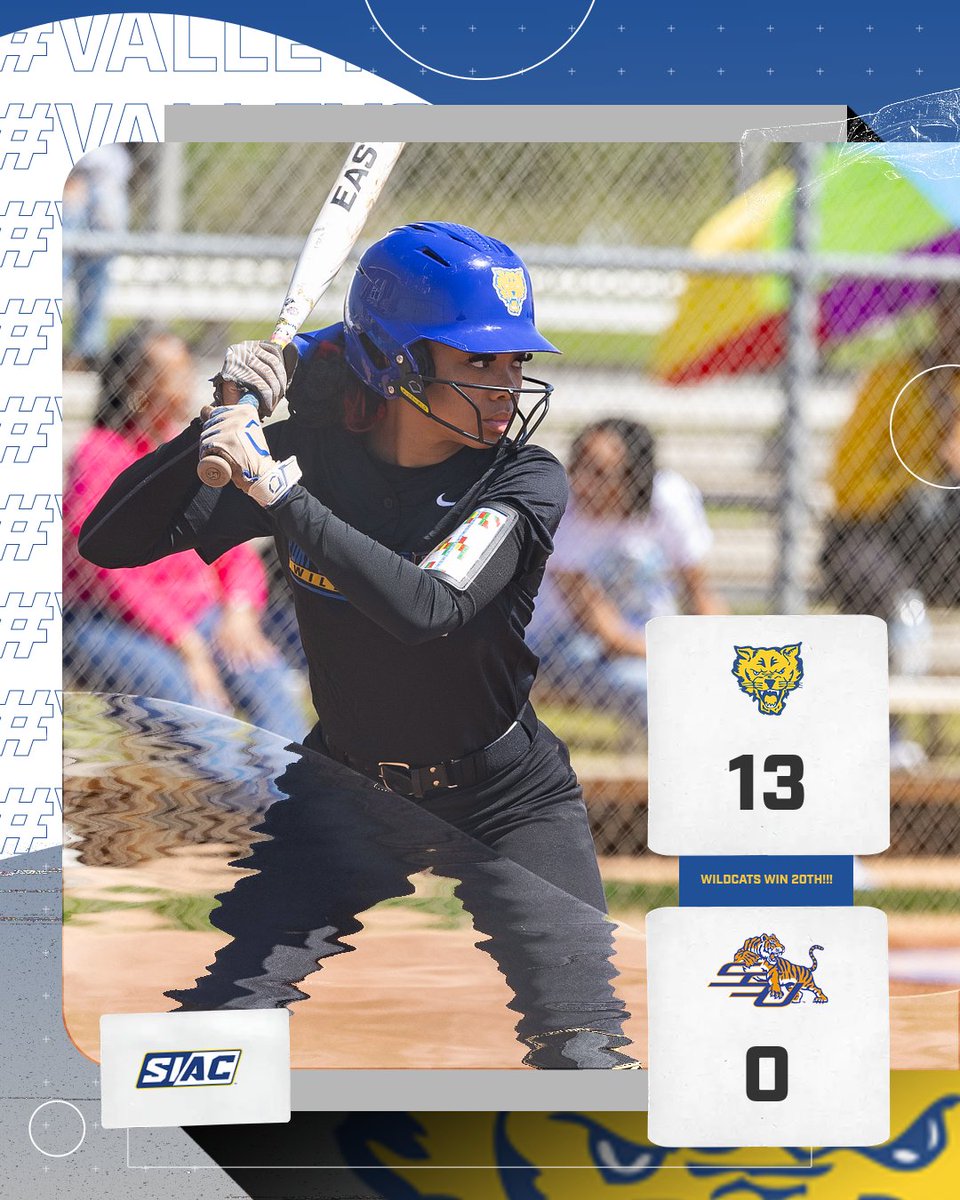 FVSUATHLETICS's tweet photo. Ashtyn Perkins &amp; the Wildcats completed their 3rd SIAC sweep of the season and 2nd in the last week today! @fvsu_softball struck early and plated runs in each at bat of its 13-0 victory at Savannah State in 5 innings! FVSU also posted its 20th win of the ye https://t.co/IoCSWHDtBp