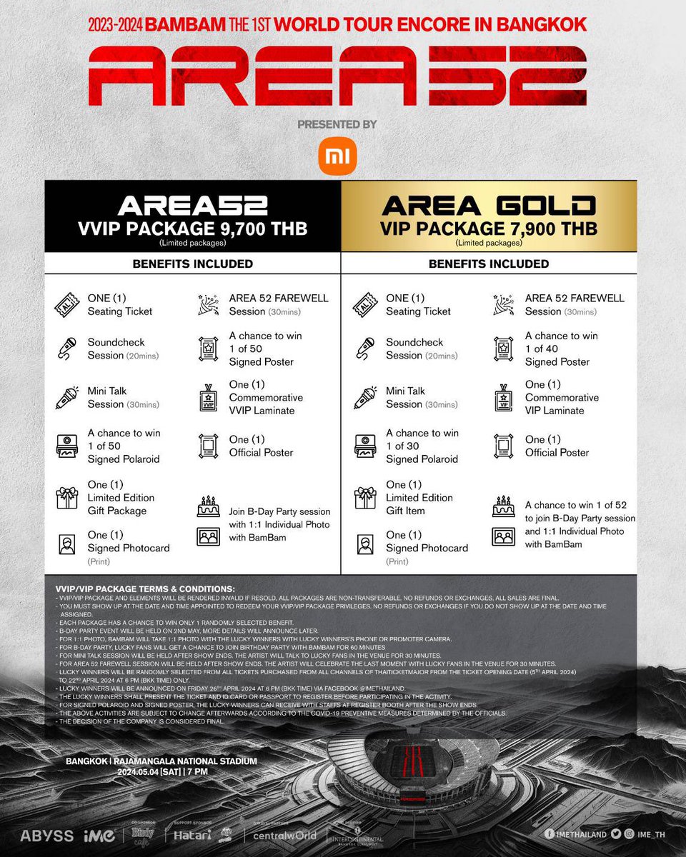 aaons_'s tweet image. บนค่ะ ถ้าเราได้บัตร vvip 
แจกอากาบง 1 อัน(จากรอบที่แล้วที่ยังไม่ได้แจก) + เงิน 1,052 บาท ให้ฟลว.ประชากรอากาเส้ และชั้นจะงดชานมไข่มุก 3 เดือน  รีไปเลยค่ะ 😭😭😭😭😭 

#BAMBAMENCOREAREA52INBKK
#AREA52 
#แบมแบม #BAMBAM #뱀뱀