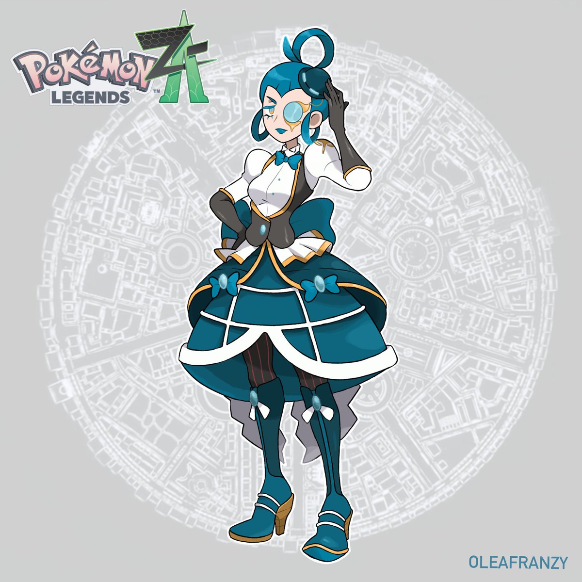Giving love to forgotten X/Y characters ✨
Pokémon Legends ZA - Mable's ancestor : Mélisse 💙