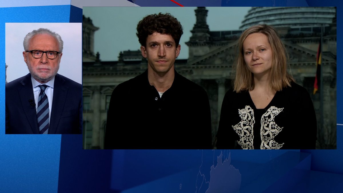 Tonight on The Situation Room 5-7p ET: Two of Evan Gershkovich's close friends and fellow journalists, @polinaivanovva and @PjotrSauer, join @wolfblitzer for a powerful conversation a year into Evan's wrongful detention in Russia. #IStandWithEvan