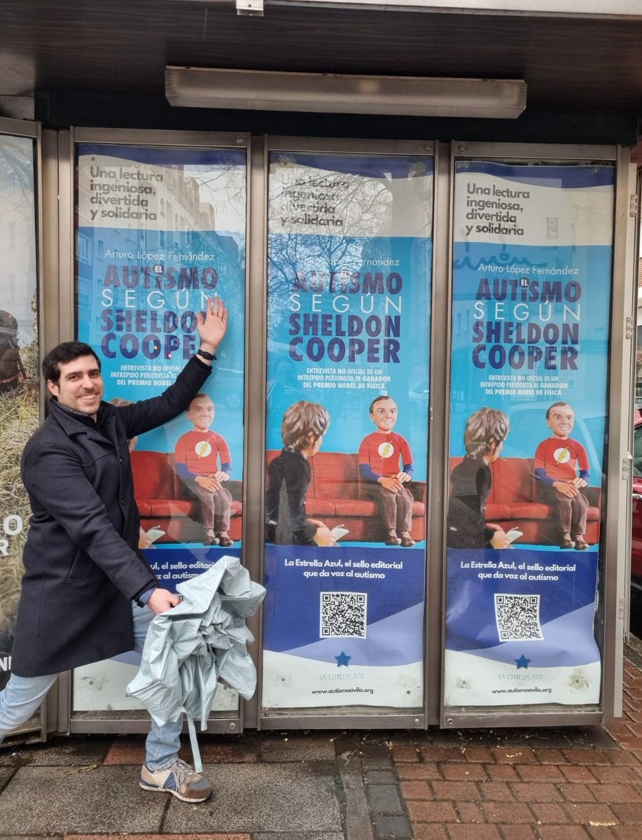 "El autismo según Sheldon" de <a href="/ArtoriusI/">Arturo López Fdez</a> ha llegado a Madrid! Parece se le ha visto por el Retiro y el Gregorio Marañón pero hay alguno más por ahí!
<a href="/autismoavila/">Autismo Ávila</a> <a href="/LaEstrellaAzul1/">LaEstrellaAzul</a>