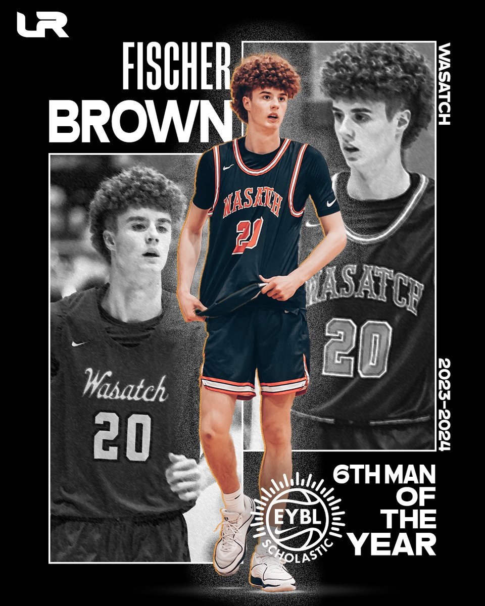 Congratulations to Fischer Brown: the most dangerous man off the bench! He has been voted the 2023-2024 EYBL Scholastic 6th Man of the Year! 👏