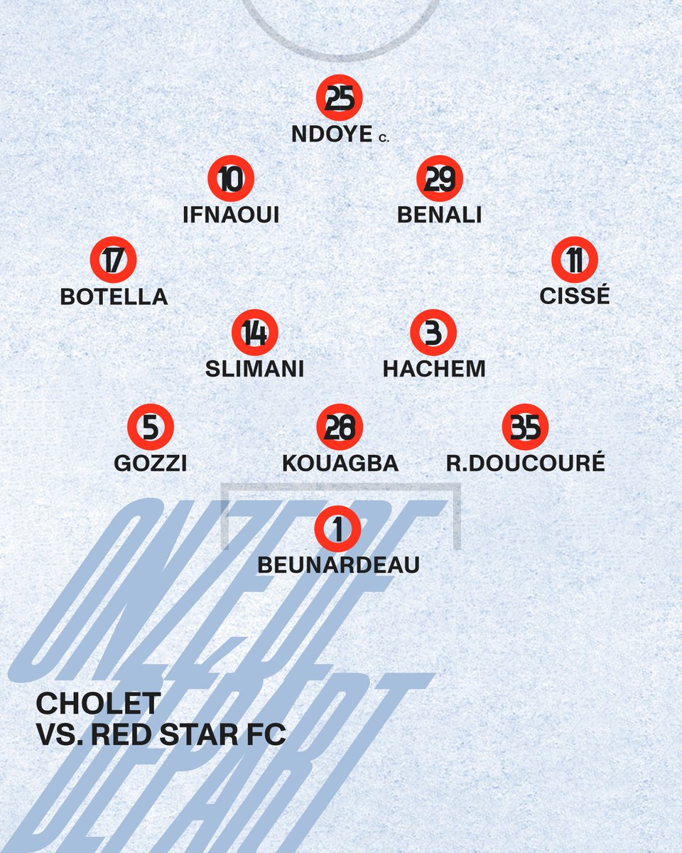RedStarFC's tweet photo. Voici le XI du @RedStarFC aligné ce soir face à Cholet. Une rencontre à suivre en direct et en intégralité sur https://t.co/7F13xHlkpH ➡️ https://t.co/SOoKK3OjeO #SOCRED 💚💪 https://t.co/EfnBGTxZVT