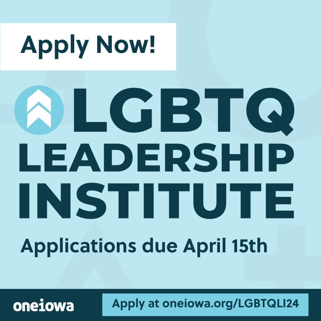 Come join us as we inspire and empower the next generation of LGBTQ+ individuals to develop the skills needed to be powerful leaders in their communities. Learn more and apply by April 15th at buff.ly/489ZN3h.