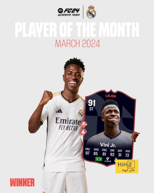 رسميا: فينيسيس جونيور يحصد جائزة أفضل لاعب في الليجا لشهر مارس 💪