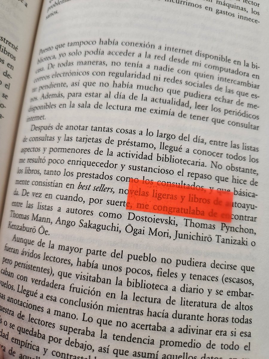 Unas recomendaciones literarias de #Murakami... en su último libro... 😉 #laciudadysusmurosinciertos 
#somoslectores 
@FILGuadalajara