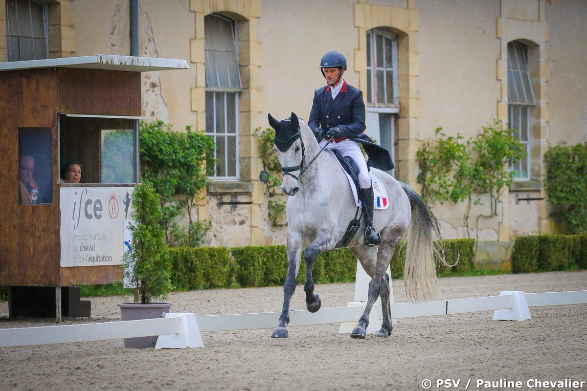 FRA_Equitation's tweet photo. #Eventing Journée pluvieuse pour les Bleus du concours complet à Pompadour ! ☔️💦
Après le dressage du CCI 4*S, Nicolas Touzaint et Diabolo Menthe sont en tête avec 25,3 pts.
👉 https://t.co/lYStUNWdjs https://t.co/MaQnGElSHo