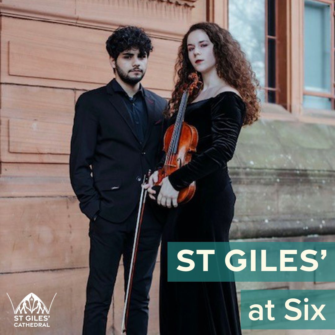 Join us this Sunday for St Giles' at Six for Elizabeth Gange (violin), David Anastasiou (piano), and Julia Callander (vocalist), who will perform pieces by Madeleine Dring, Lili Boulanger, and Amy Beach. Free entry with optional donation: buff.ly/4avd1Jx