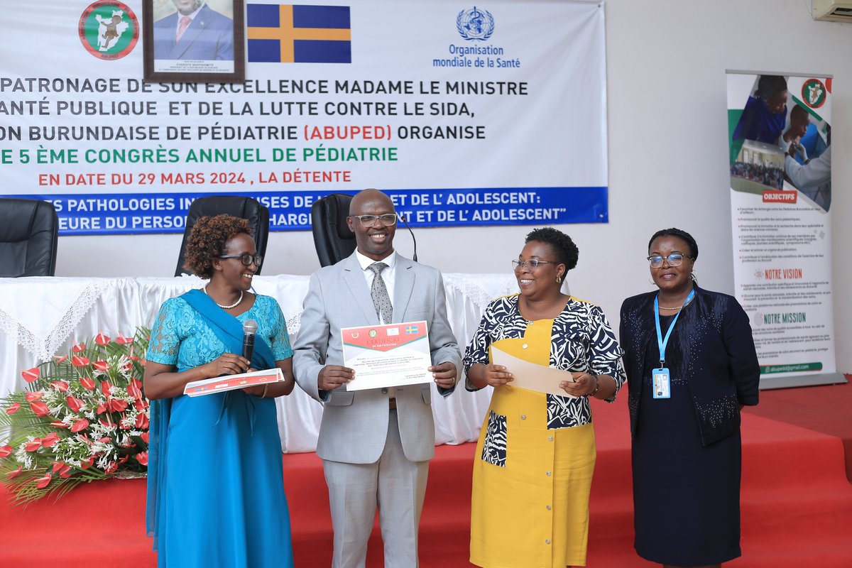 Association Burundaise🇧🇮 De Pédiatrie tweet media