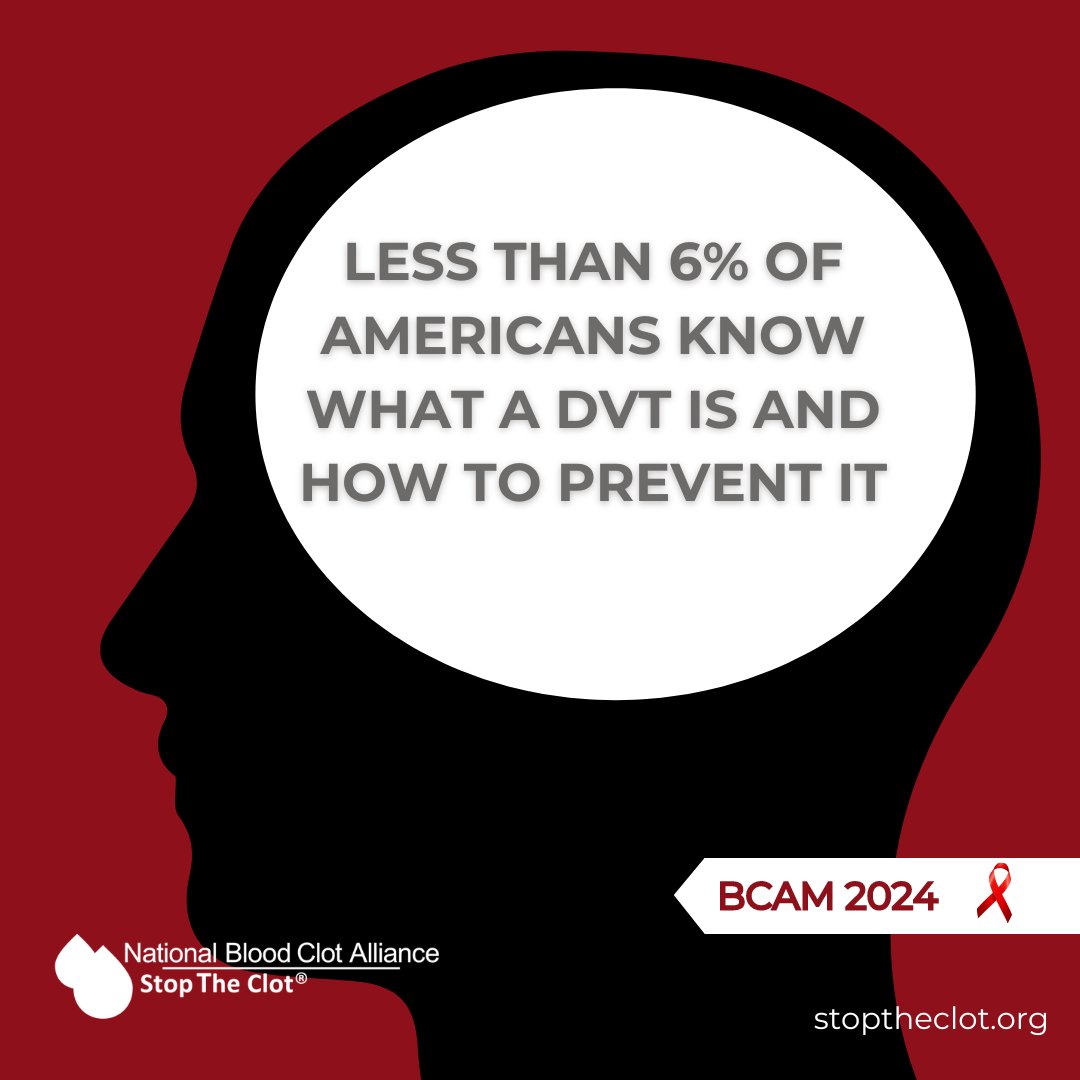 StopTheClot's tweet photo. All Americans should be aware of their risk for blood clots. @RepLBR’s Charles Rochester Blood Clot Prevention &amp; Treatment Act would help to change this statistic.  #BCAM #BCAM2024 #NationalBloodClotAwarenessMonth #stoptheclot 

https://t.co/wGIX5AabBb https://t.co/BS1R9aYPck