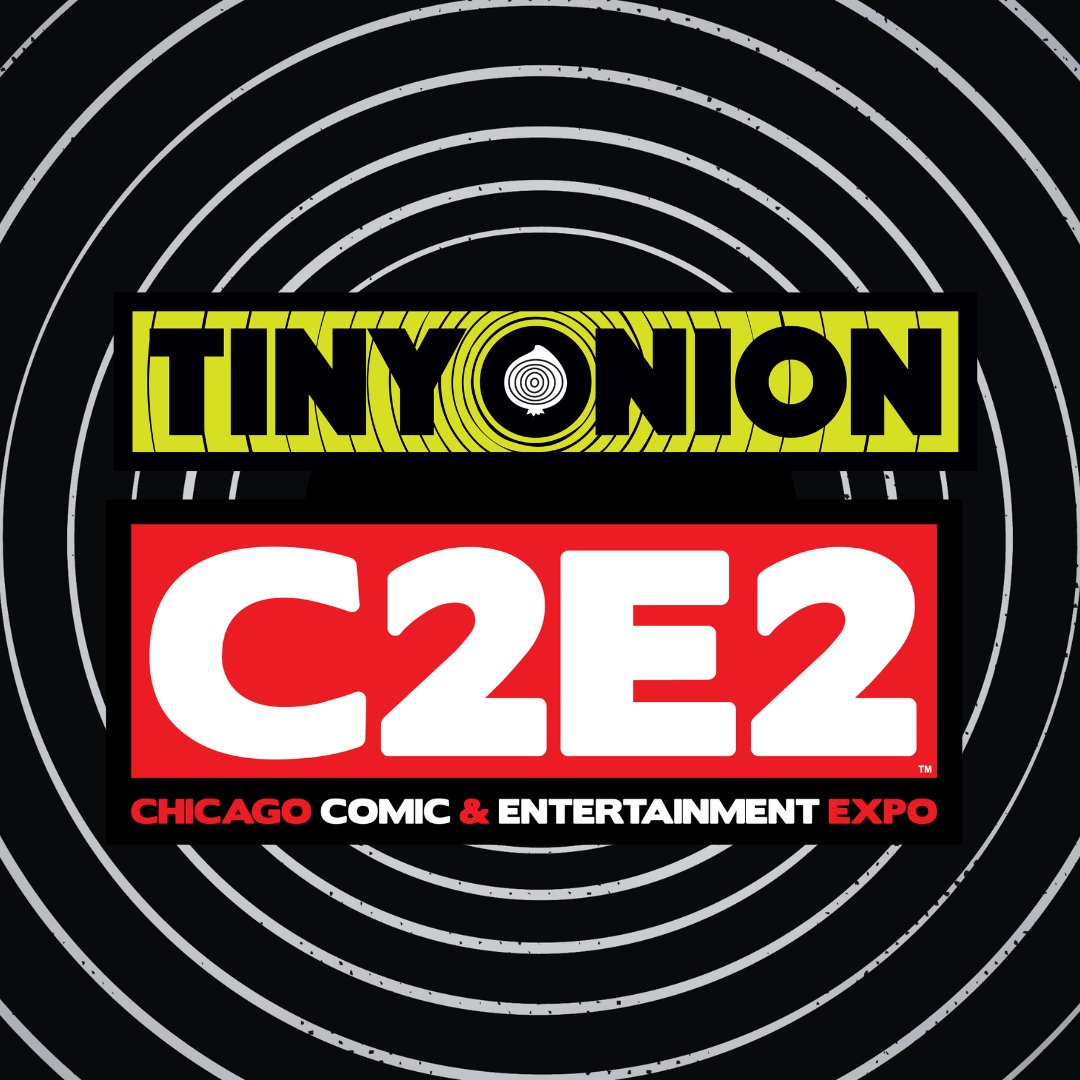 ⏰1 Month to C2E2! ⏰ We're excited to announce that Tiny Onion will not only be attending C2E2 we'll also be taking it over w/ our friends Scotts Collectibles and @boomstudios! Stay tuned for our official schedule along with a sneak peak at our con exclusives!