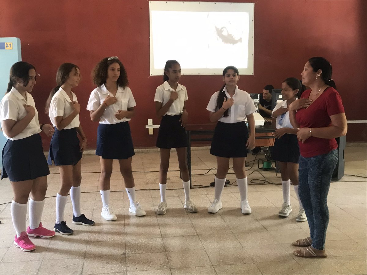 📣 Celebración en el Bosque Tecnológico del Festival Provincial de la Canción Señada. 🎶🤟🏽 🔶 Este festival tuvo como objetivo promover la inclusión, la diversidad y la valoración del lenguaje de señas como una forma de expresión artística. #Camagüey #JovenClubTeConecta