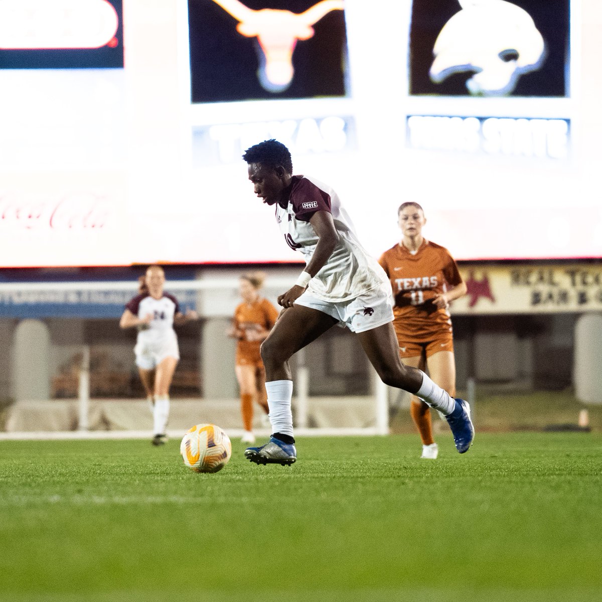 Back in action tonight as we take on Abilene Christian at 6 p.m. at the Bobcat Soccer Complex! #EatEmUp