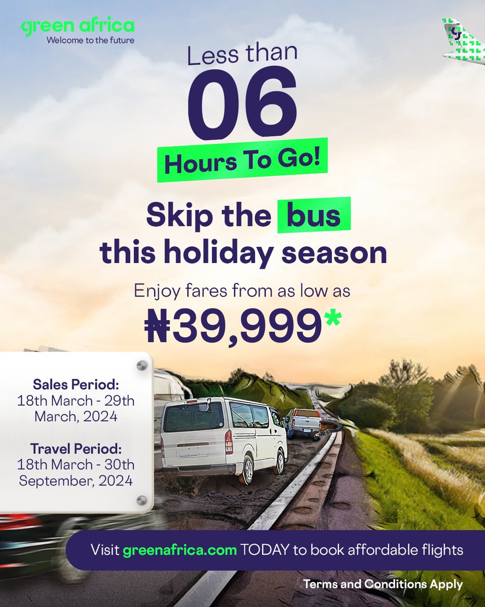 Less than 6 hours to go for our #SkipTheBus promo!