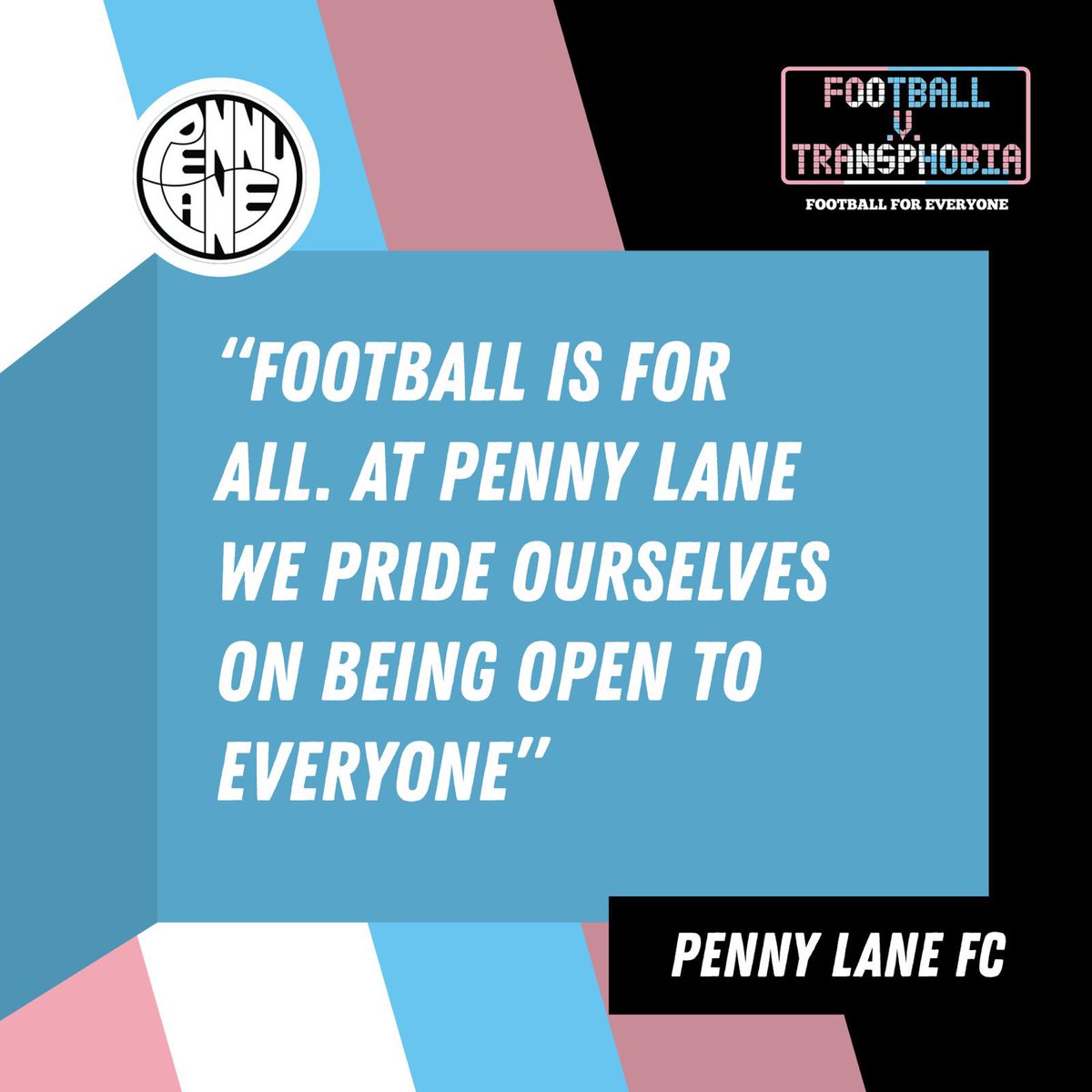 “Football is for all. At @PennyLaneFC we pride ourselves on being open to everyone”

#FvT2024 | #NoFootballWithouttheT