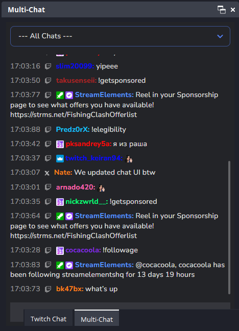 StreamElements tweet media
