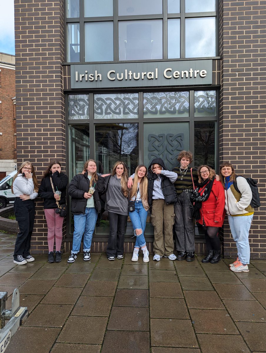 Young women from our member group @FootprintsWomen on a trip to London. 🎡 Had to stop of course at the @MyICCLondon 🎭 Special thanks to our funder @dfatirl for making it possible!