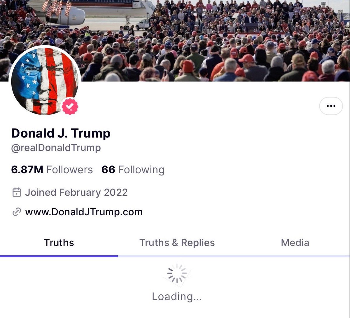 It actually is a Good Friday, TrumpSocial™️ is down… again.
