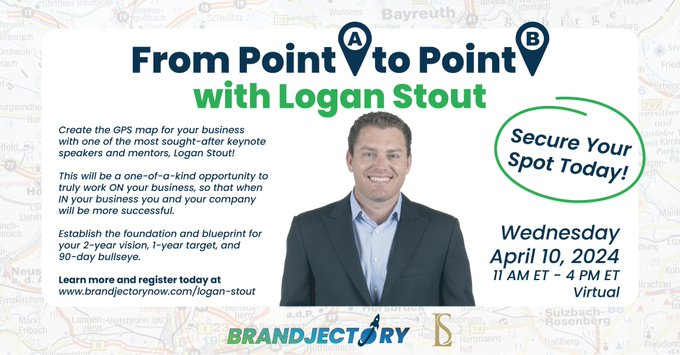 ⚡Every time we speak with @LoganStout we get charged up!⚡ 💡Join Brandjectory on April 10 to experience Logan for yourself! This will be a valuable experience! Find out all you need to know about Logan & register for this event here: lnkd.in/gEb3Y2Nr