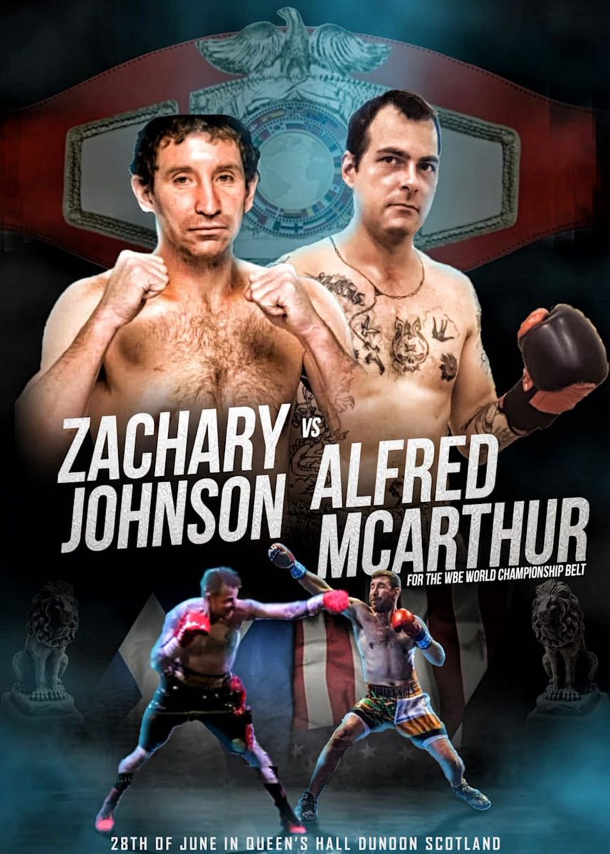 ICLBoxing's tweet image. Ziggy Johnson (@ziggyrocks2848) will be facing Alfred McArthur (@AlfieMcarthur) for the vacant WBE World Title!

How do y’all see this match ending?