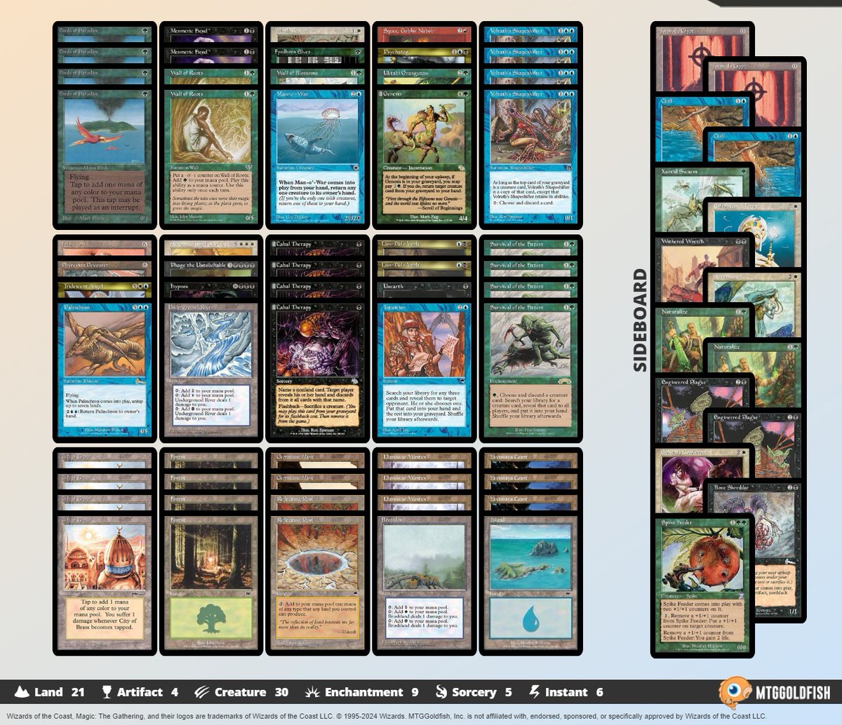 Buenas tardes chicos
twitch.tv/old_school_mtg…
con otra eliminatoria de 1/4 del HISPANOESFERA del mes de Marzo 

🇨🇱 Alvaro Galindo
MONO BLACK PRISON
mtggoldfish.com/deck/6267116#p…
⚔️
🇪🇸 Miguel Angel
FEB
mtggoldfish.com/deck/6283604#p…

Esta tarde a las 20 h 🇪🇸 16 h 🇨🇱🇦🇷 nos vemos. 😉