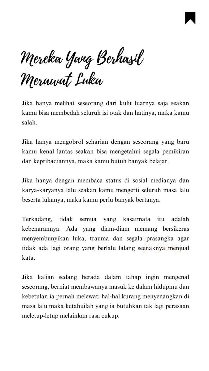 literarybase's tweet image. Karya // ingat, yang mereka butuhkan hanyalah rasa cukup.