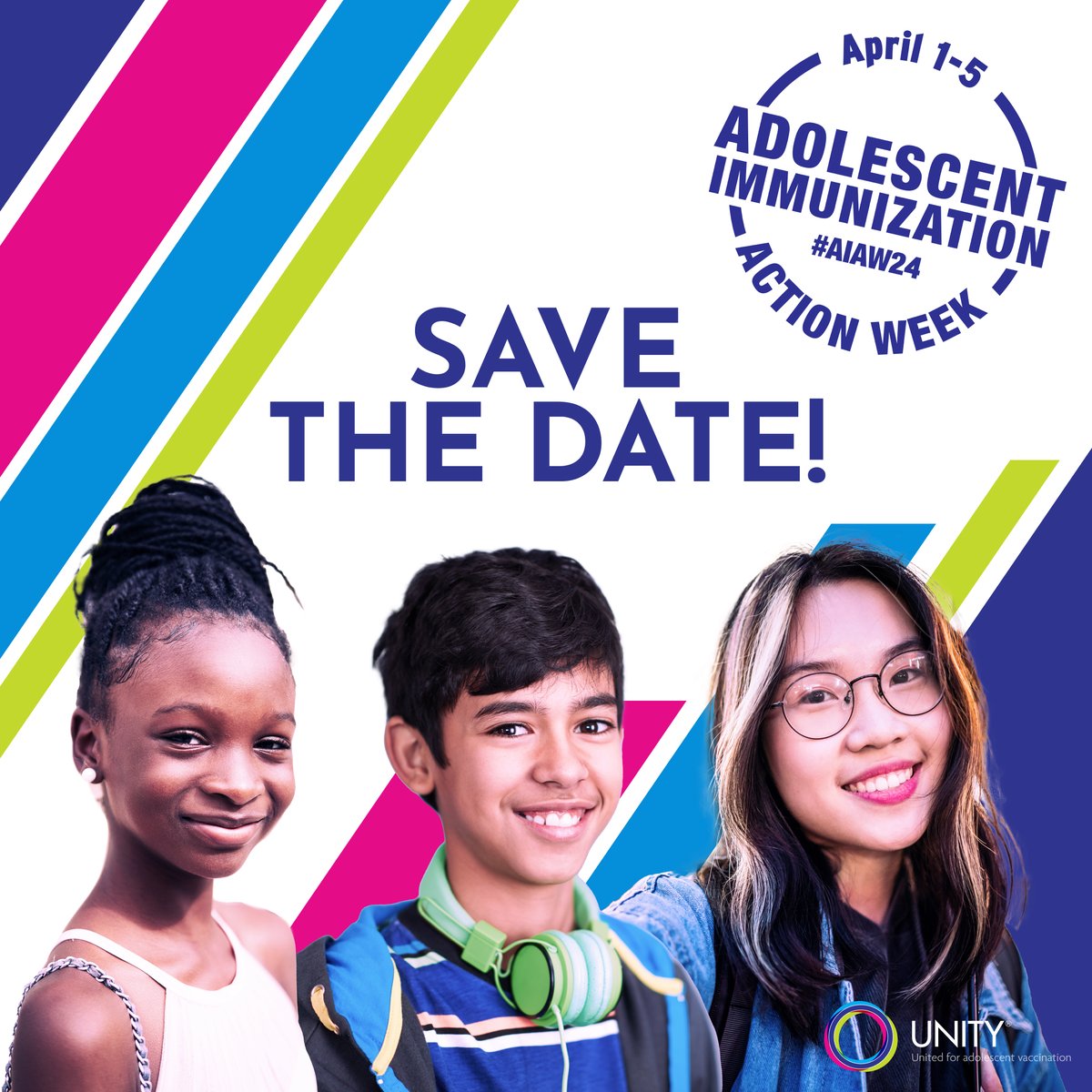 GSK US (@gskus) on Twitter photo As part of our commitment to #publichealth, we’re gearing up for <a href="/UnityConsortium/">Unity Consortium</a>'s Adolescent Immunization Action Week (April 1-5)!
Explore #AIAW24 resources & help us spread the word: ✔️gsk.me/3PE3ZSw As part of our commitment to #publichealth, we’re gearing up for <a href="/UnityConsortium/">Unity Consortium</a>'s Adolescent Immunization Action Week (April 1-5)!
Explore #AIAW24 resources & help us spread the word: ✔️gsk.me/3PE3ZSw