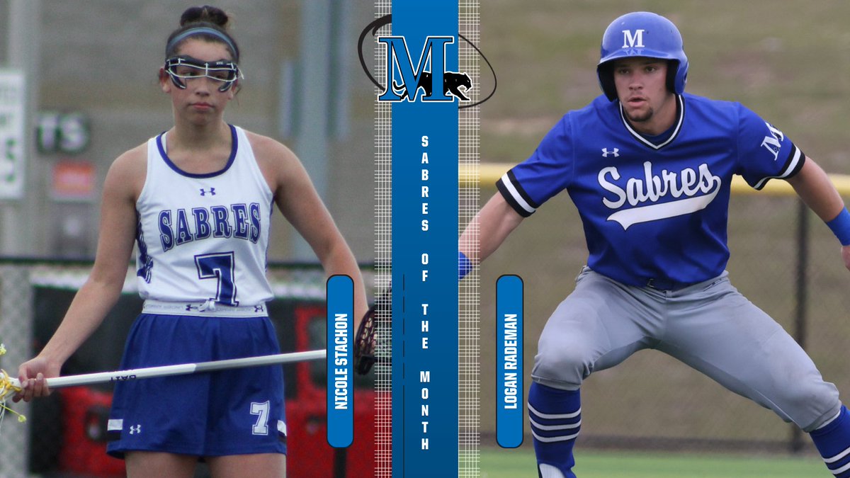 Marian University Sabres (@musabres) on Twitter photo No April Fool's joke here, seniors Nicole Stachon (<a href="/MarianWLacrosse/">Marian University Women's Lacrosse</a>) and Logan Rademan (<a href="/Marian_Baseball/">Marian Baseball</a>) are your Sabres of the Month for March! #FightBlueFight
🔗 tinyurl.com/26snklzk No April Fool's joke here, seniors Nicole Stachon (<a href="/MarianWLacrosse/">Marian University Women's Lacrosse</a>) and Logan Rademan (<a href="/Marian_Baseball/">Marian Baseball</a>) are your Sabres of the Month for March! #FightBlueFight
🔗 tinyurl.com/26snklzk