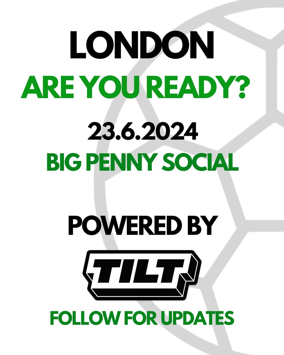 To celebrate our first event in London we’re giving away 1x pair of tickets (worth £5 each). To enter 👉 Share this post 👉 Tag a mate who you’re brining to RFF London Follow TILT & @A_F_S_Official who are the event sponsors. Event link: facebook.com/share/8NDMzn9L… Good luck 🫶🏻