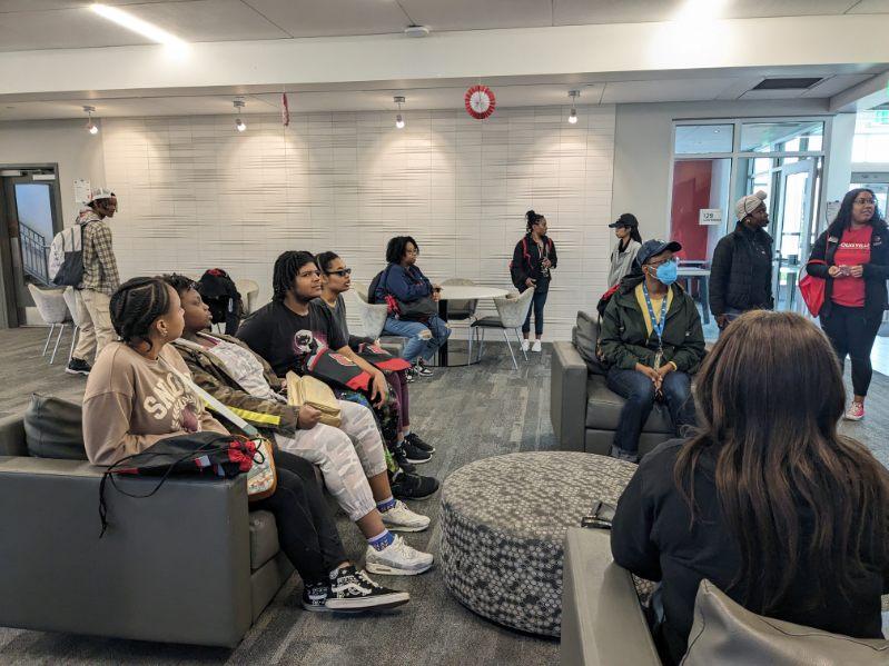 Thanks to UofL Admissions for hosting our Evolve502 scholars today! We took a group of our current scholars who are interested in continuing on to a four-year degree program on a field trip to UofL to learn more about transfer opportunities, academic programs, and campus life.