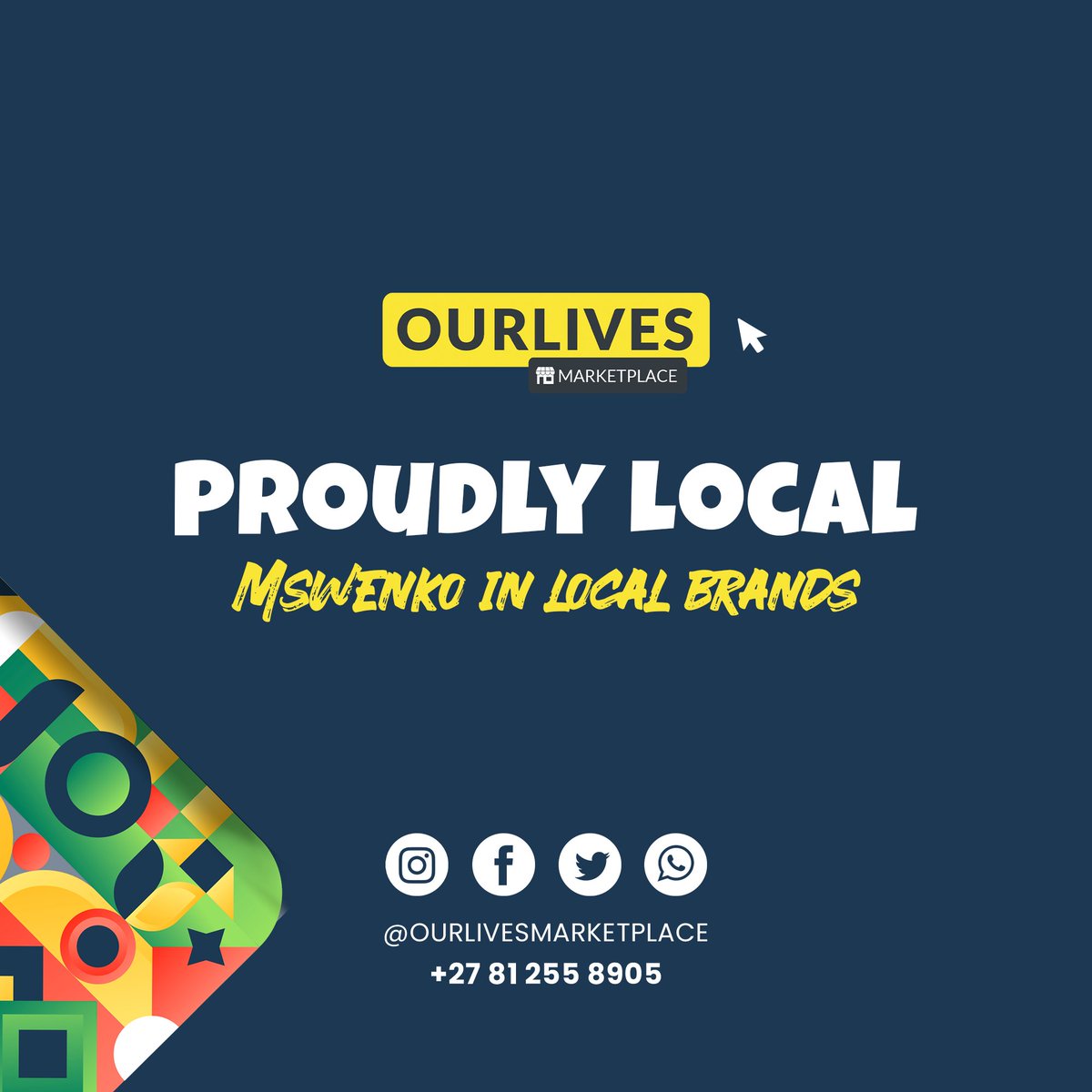 Local businesses are the largest employers in our country. When you support local brands, you are creating more jobs, You provide people with income that they can use to support their families and contribute to the local economy. 🇿🇦 🛒ourlives.co.za/shop/