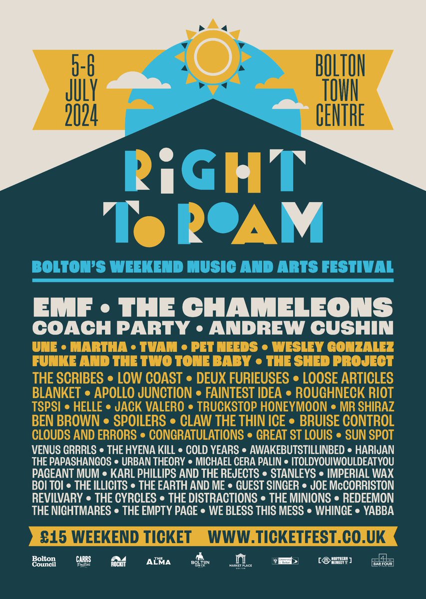 FESTIVAL ANNOUNCEMENT! We’ll be playing @righttoroamfest this July alongside a band that inspired us greatly in The Chameleons, as well as some other great artists. This will be our first time in Bolton & we’re excited to see you all there! 🖤 Tickets: linktr.ee/thenightmares