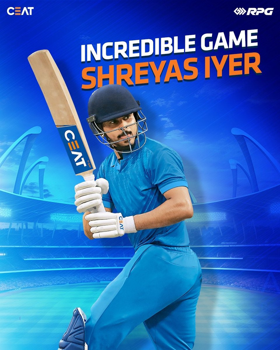 A milestone moment for @ShreyasIyer15 as he completes a century of sixes. Keep swinging for the fences in the game, champion! #CEAT #CEATTyres #ShreyasIyer #Cricket #Sixes #Milestone #ThisIsRPG