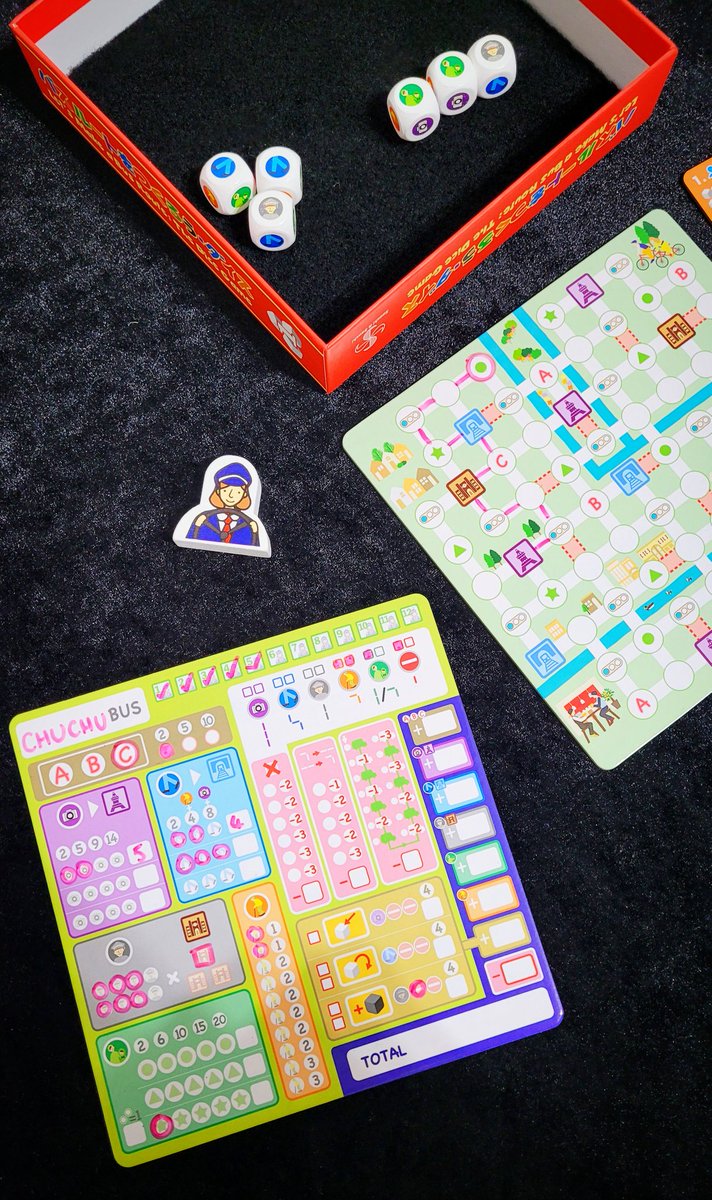 CaitlinErnest's tweet photo. After a busy day at work, it was nice to sit down to a relaxing game of @saashiandsaashi's #LetsMakeABusRoute. I won by 4pts!
You can't go wrong w/ a game that's just so all-around nice + well thought-out. Even tallying up final scores is simple!
@takaraiarakat @saashi_onstudio https://t.co/G1SMyqBhKx