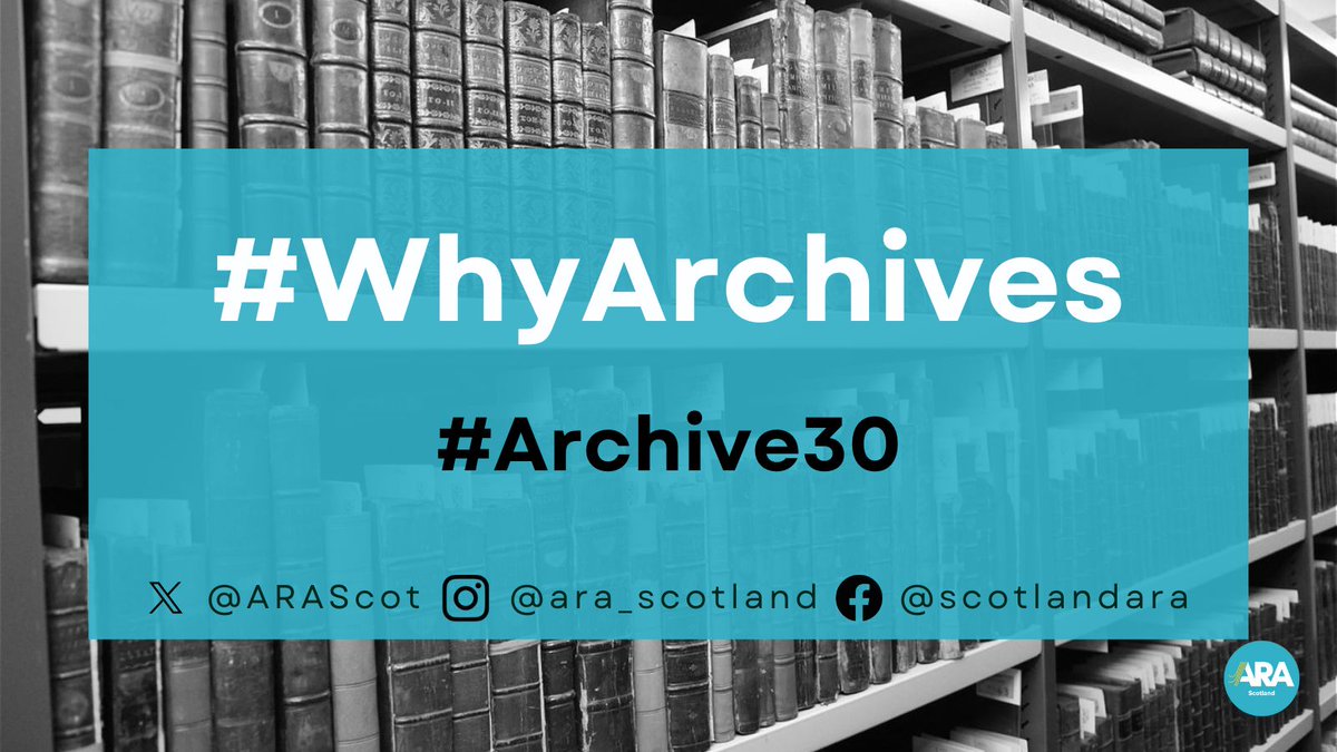 Alas we have come to the end of #Archive30. Lets go out on a high! Tell us why you love archives. Why are they important? #WhyArchives