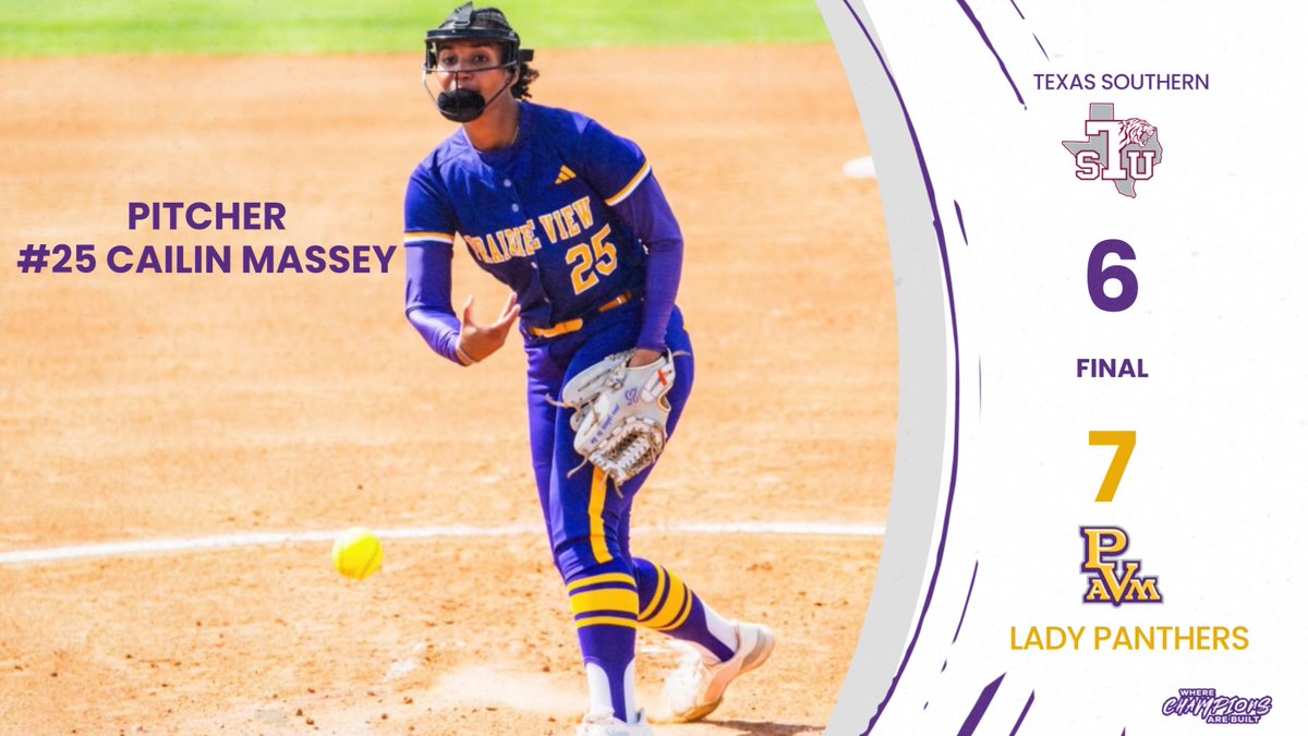 PVAMSBALL: Softball edge over TSU to hold onto the 7-6 win. PVAMU will return to action on Sat., March 30 for doubleheader play when the team hosts the Lady Tigers. The first pitch is set for Noon inside the PVAMU Softball Complex. #WhereChampionsAreBuilt #ExcellenceLivesHere