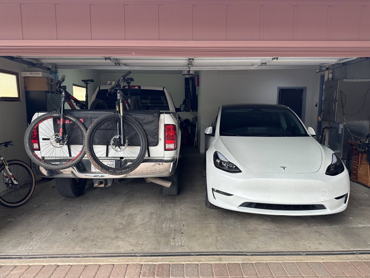 MWilliamFunk's tweet image. Gentlemen, if I may interject here, I seem to have stumbled into a lively ICE/EV debate.   I thought I would note from a survival strategist’s perspective, both would be ideal — which is why I own both a Model Y and a Ram 2500 with a #TransferFlow.  For daily driving, EVs