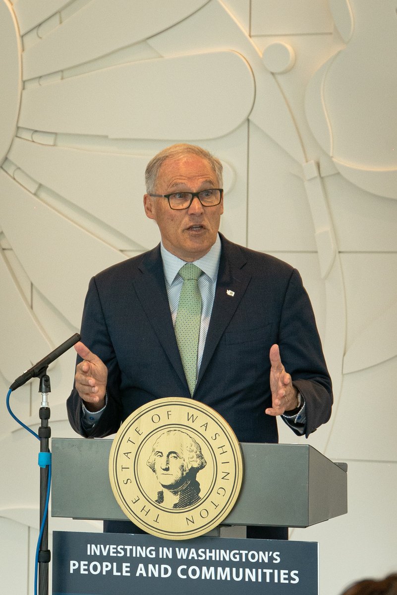 UWMedicine's tweet photo. Today, @GovInslee came to the soon-to-be-opened Center for Behavioral Health and Learning to sign the 2024 Operating and Capital State Budgets and several behavioral health bills today. Thank you Governor for all of your support and commitment to the State of Washington. https://t.co/dtaep4TsmZ