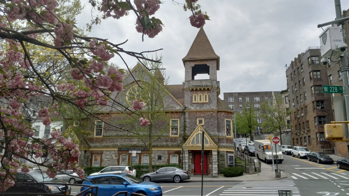 St. Stephen's Church was built in 1897 and designed by Alexander McMillan Welch.  The church is an example of the Akron Plan which was popular in design at the time. #marblehill #historicbuildings #uptown