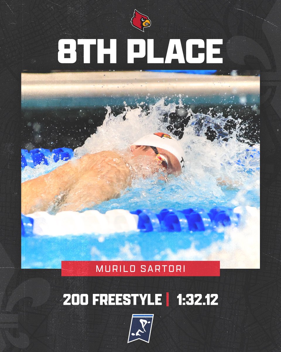 🗣️ FIRST TEAM ALL-AMERICAN

Murilo finishes eighth in the 200 free!

#GoCards x #ForTheVille
