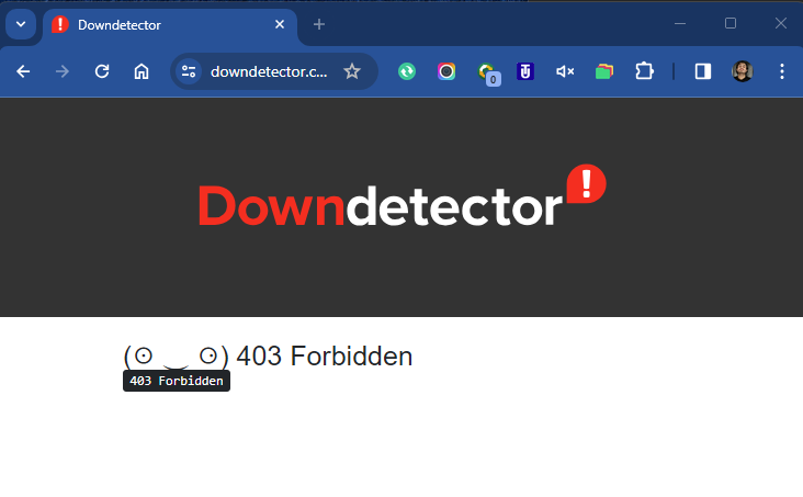 mrinmay's tweet photo. @downdetector is down. 🫥 https://t.co/rsl6Eo1ZbQ