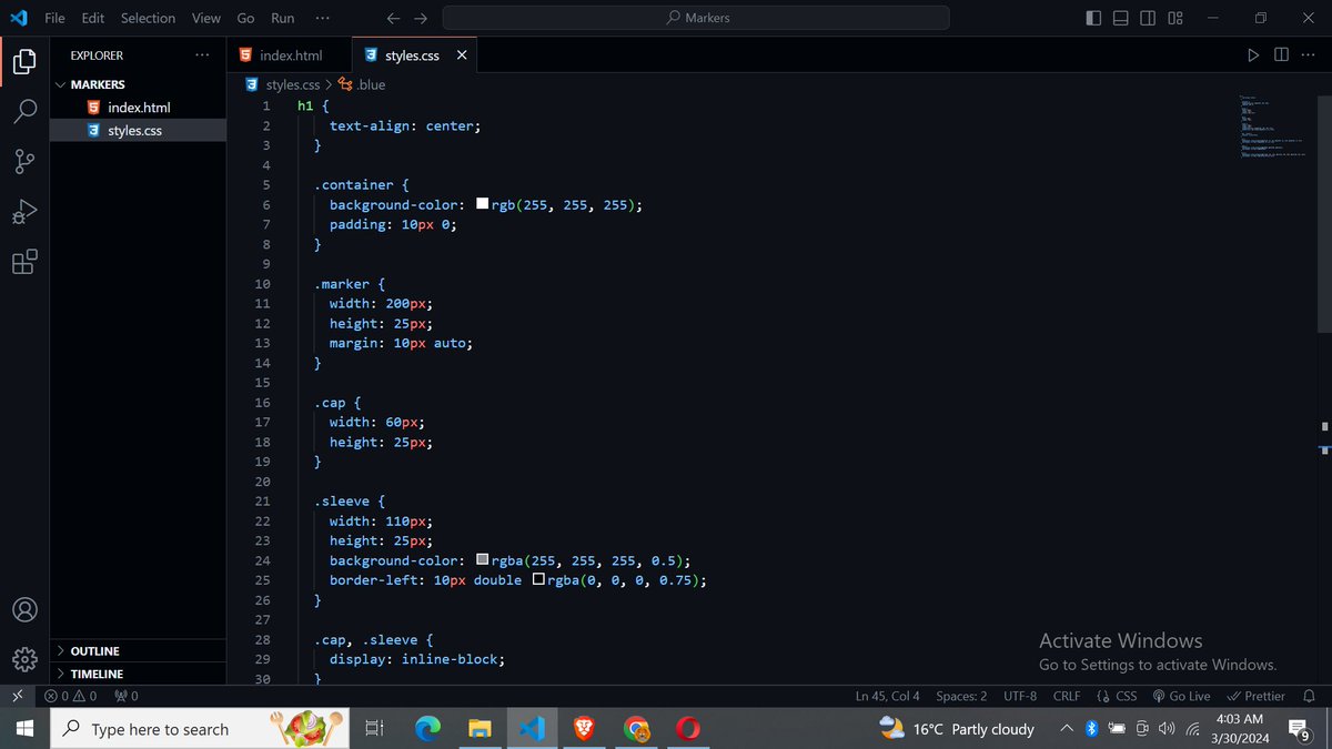 SyntaxSam405's tweet image. Update on Day 10: 
I&apos;ve finished learning CSS  and made some small projects, like CSS color markers, with HTML and CSS . I&apos;m nearly done with CSS and ready for the next step. Considering new projects using HTML and CSS. Any suggestions?

#CSS 
#100DaysOfCode 
#webdevelopment