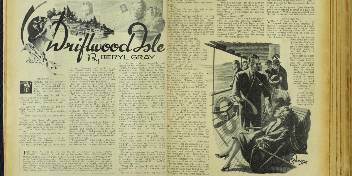 Were you a fan of the newspaper romantic serials? ‘Driftwood Isle’ by Beryl Gray was the love story featured in the 6 December 1938 edition of The Australian’s woman’s mirror. Make a nice cuppa and enjoy this tale: brnw.ch/21wIlUk