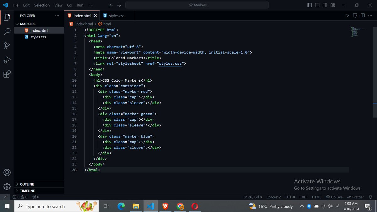 SyntaxSam405's tweet image. Update on Day 10: 
I&apos;ve finished learning CSS  and made some small projects, like CSS color markers, with HTML and CSS . I&apos;m nearly done with CSS and ready for the next step. Considering new projects using HTML and CSS. Any suggestions?

#CSS 
#100DaysOfCode 
#webdevelopment