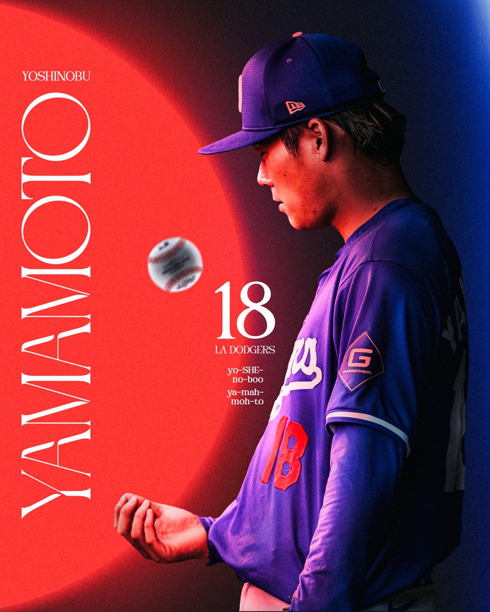 Yoshinobu Yamamoto 🎨 @yyyyyamamoto817 x @Dodgers #Dodgers #yamamoto #smsports