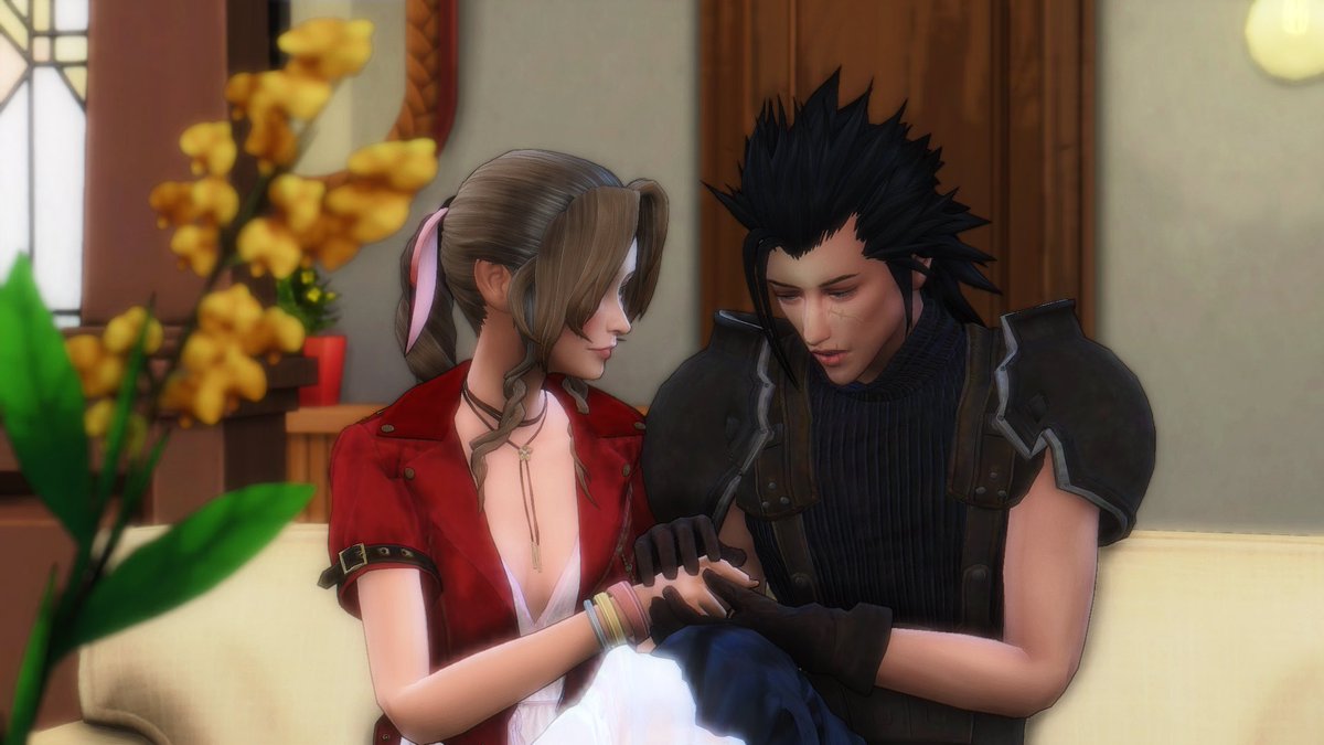 cerosfield's tweet photo. Reunited at last โก
#ZackFair #Aerith #zaerith #ff7 #TheSims4 https://t.co/3eXEdI42Nu