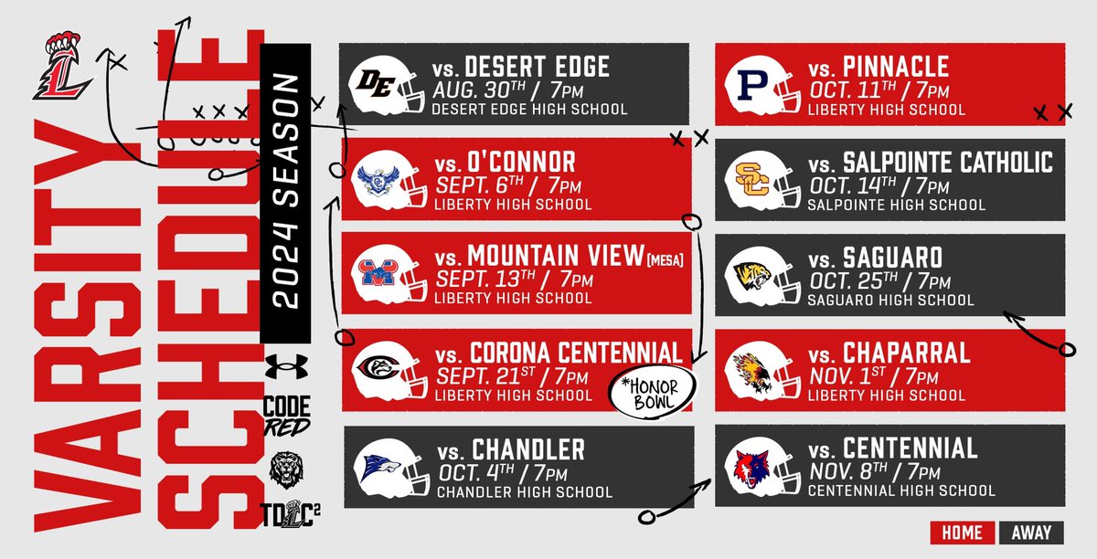 🏈2024 Liberty Lions Football Game Schedule!
•
•
•
•
#liberty #libertylionsfootball #lionsfootball #weareliberty #BoosterMeeting #LionsPride #codered #underarmour #tdlc2