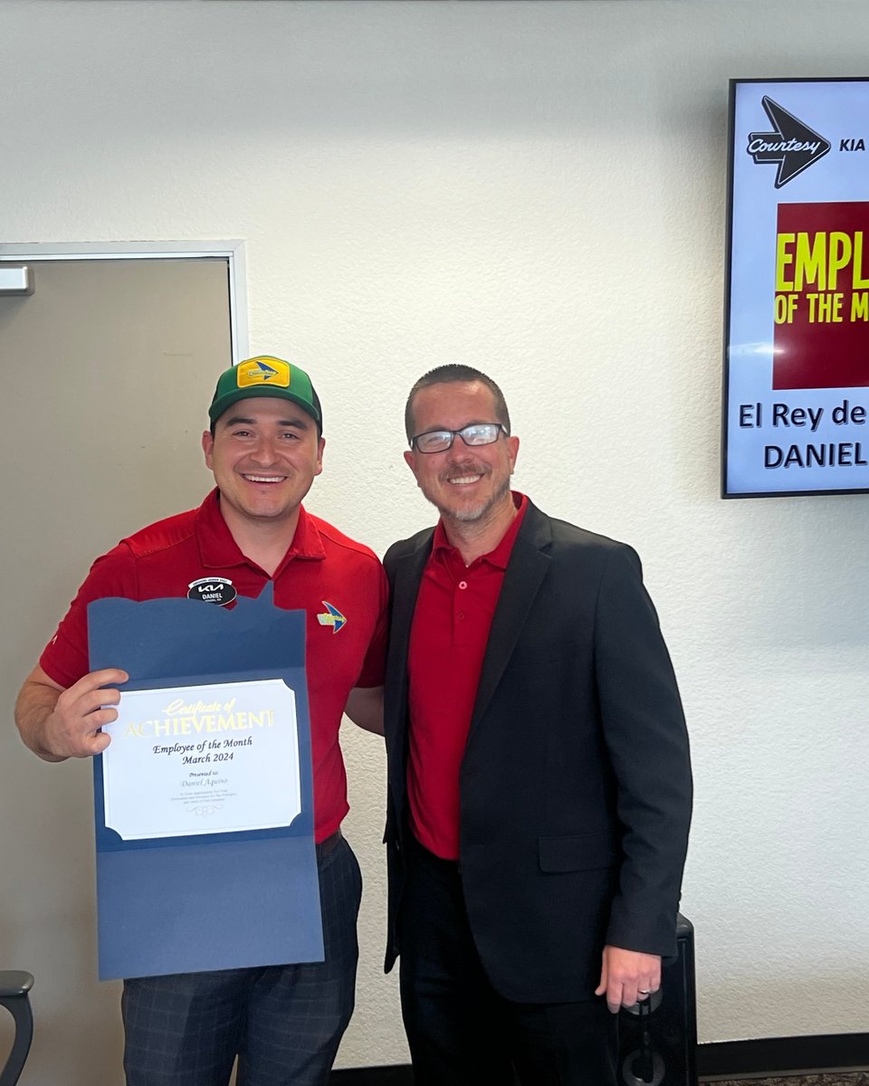 Congrats Daniel Aquino on being our employee of the month for March! Thank you for all your hard work, late nights and daily dedication to our store and team. 🎉 🤩 💯 💪 🚗