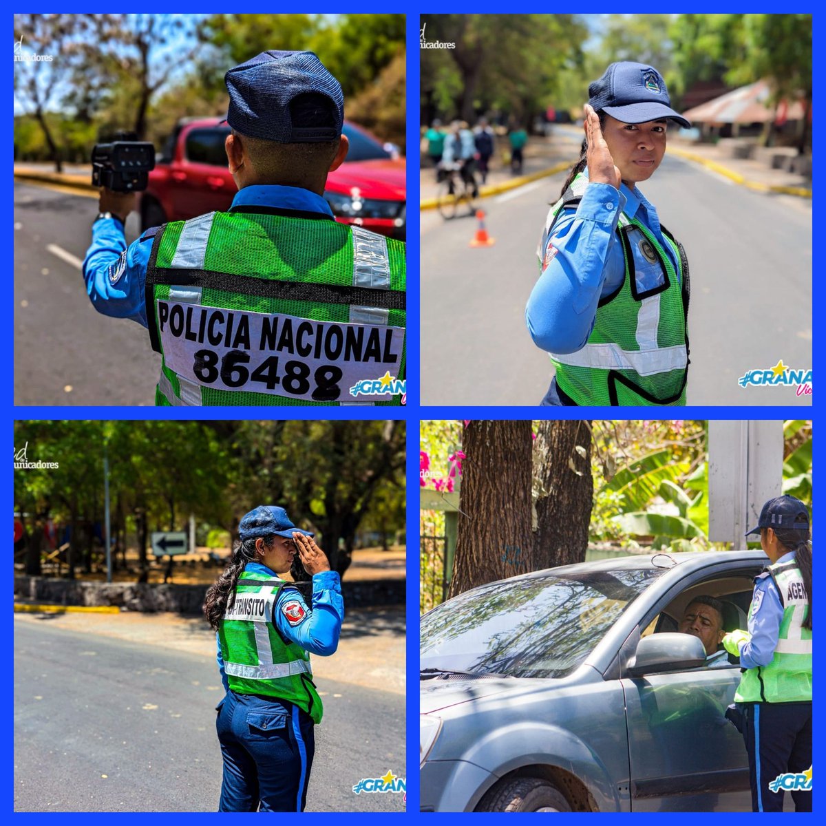 💥Nuestros azulitos presente en este #VeranoAlegríaFamilia, ejerciendo su legítimo labor de prevenir accidentes fatales. @vppolicial @JCSandinista @YaraGmez #UnidosEnVictorias Nicaragua